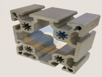 Various connection modes of aluminum profiles.